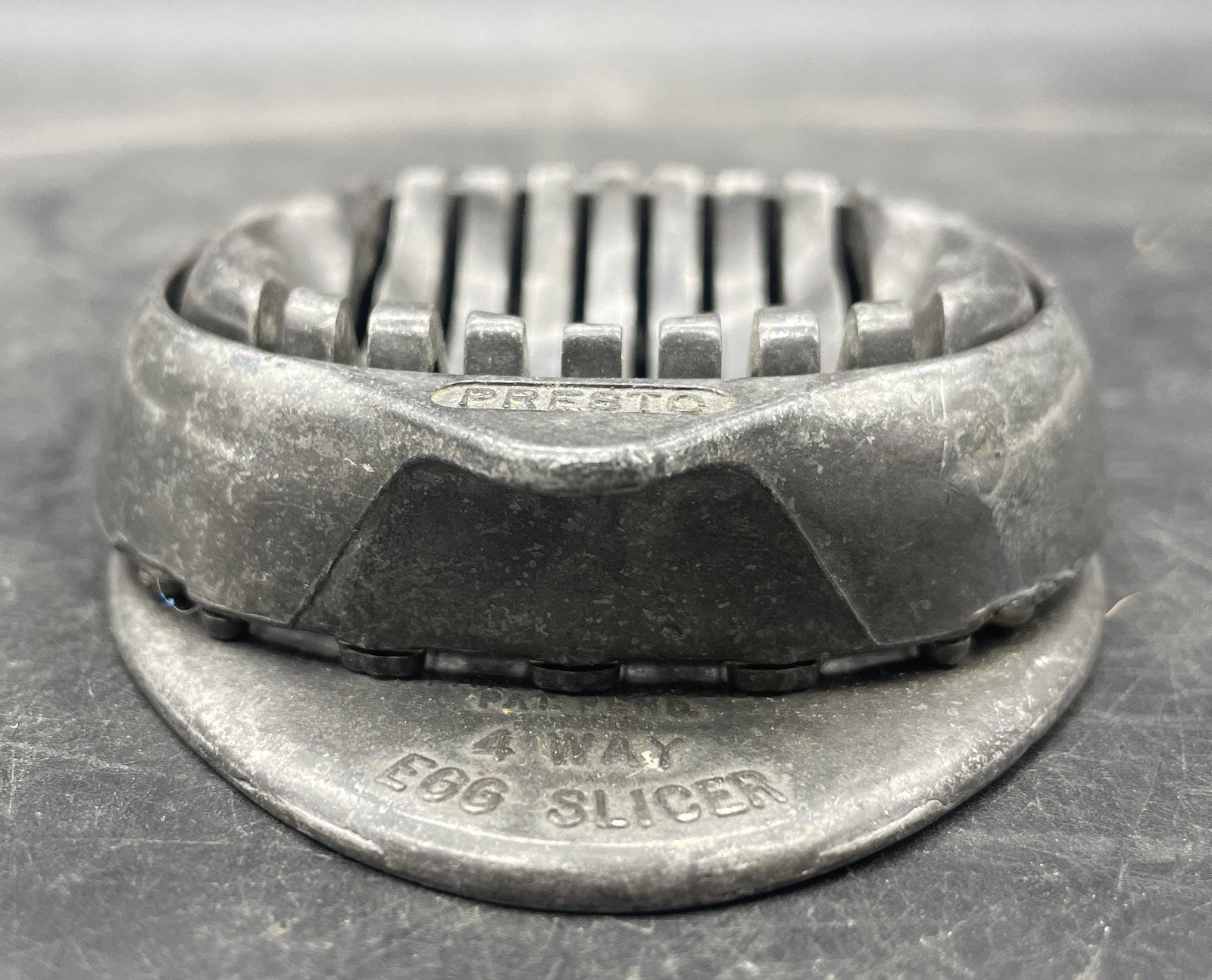 Vintage Presto 4 Way Egg Slicer Aluminum with Metal Wire Cutter 1950s - 6