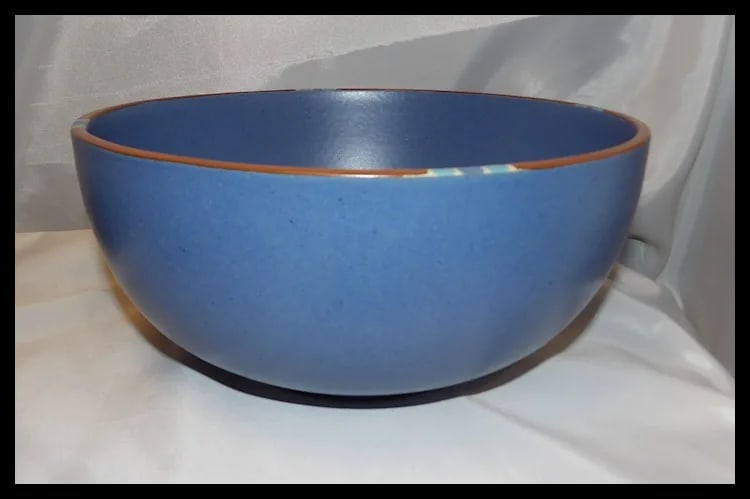 Dansk Mesa Blue 10” Mixing Bowl, Ramekins, Salad Plates, Saucers - 2