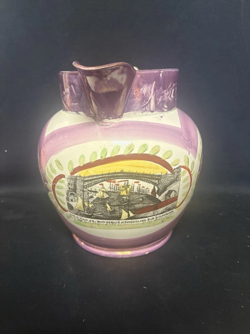 Staffordshire Sunderland Pitcher - 2