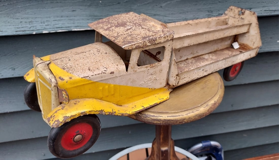 Buddy L Pressed Steel Delivery truck Original Paint - 4