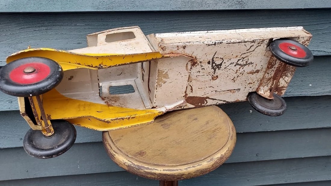 Buddy L Pressed Steel Delivery truck Original Paint - 5