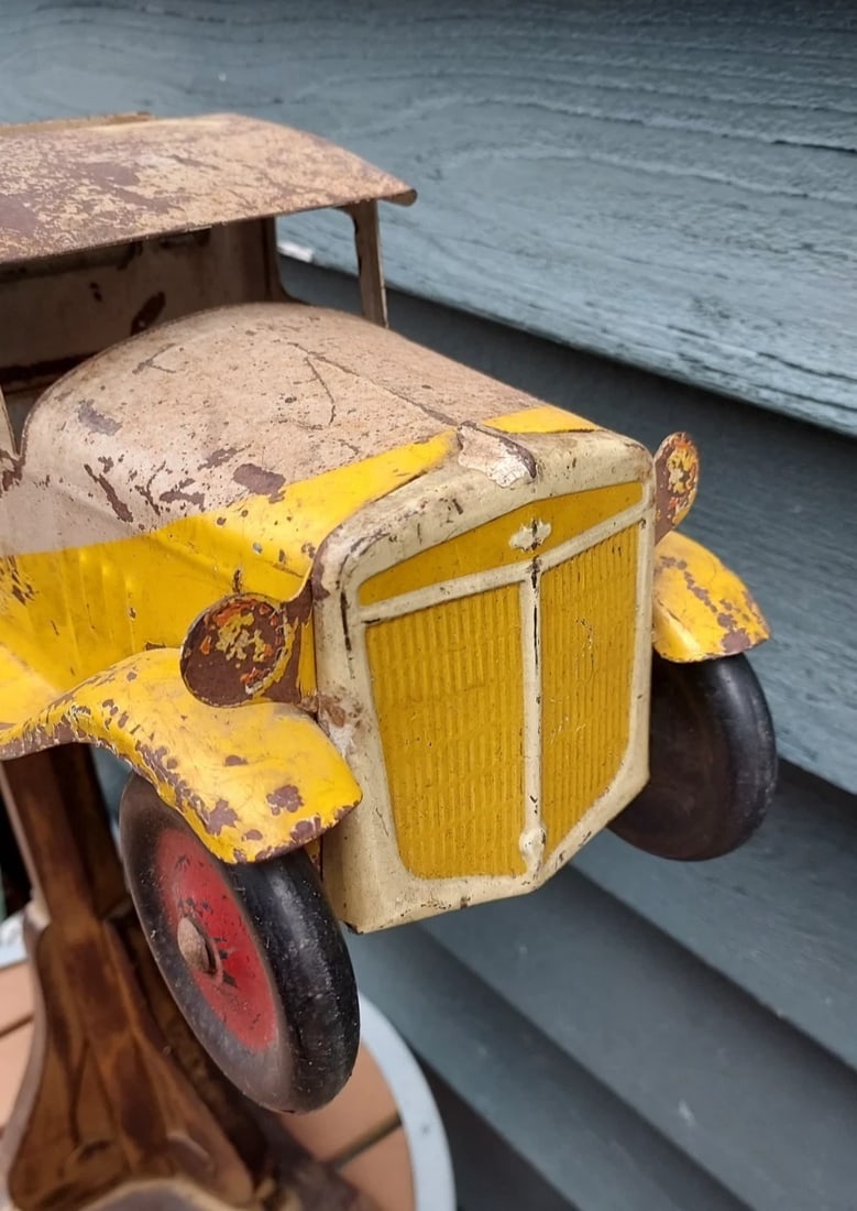 Buddy L Pressed Steel Delivery truck Original Paint - 7