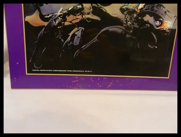 Vintage Royal Crown Advertising Board “Have you ever seen a grown man cry?” with Purple - 5