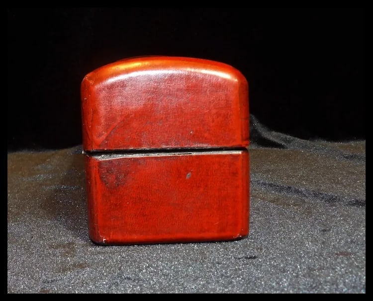 Vintage Hand Painted Chinese Wood Trinket Pillow Box - 5