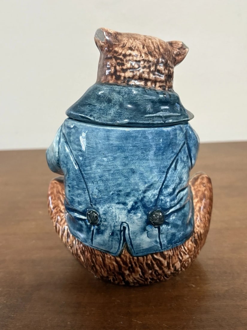 Majolica Bear Humidor - 3