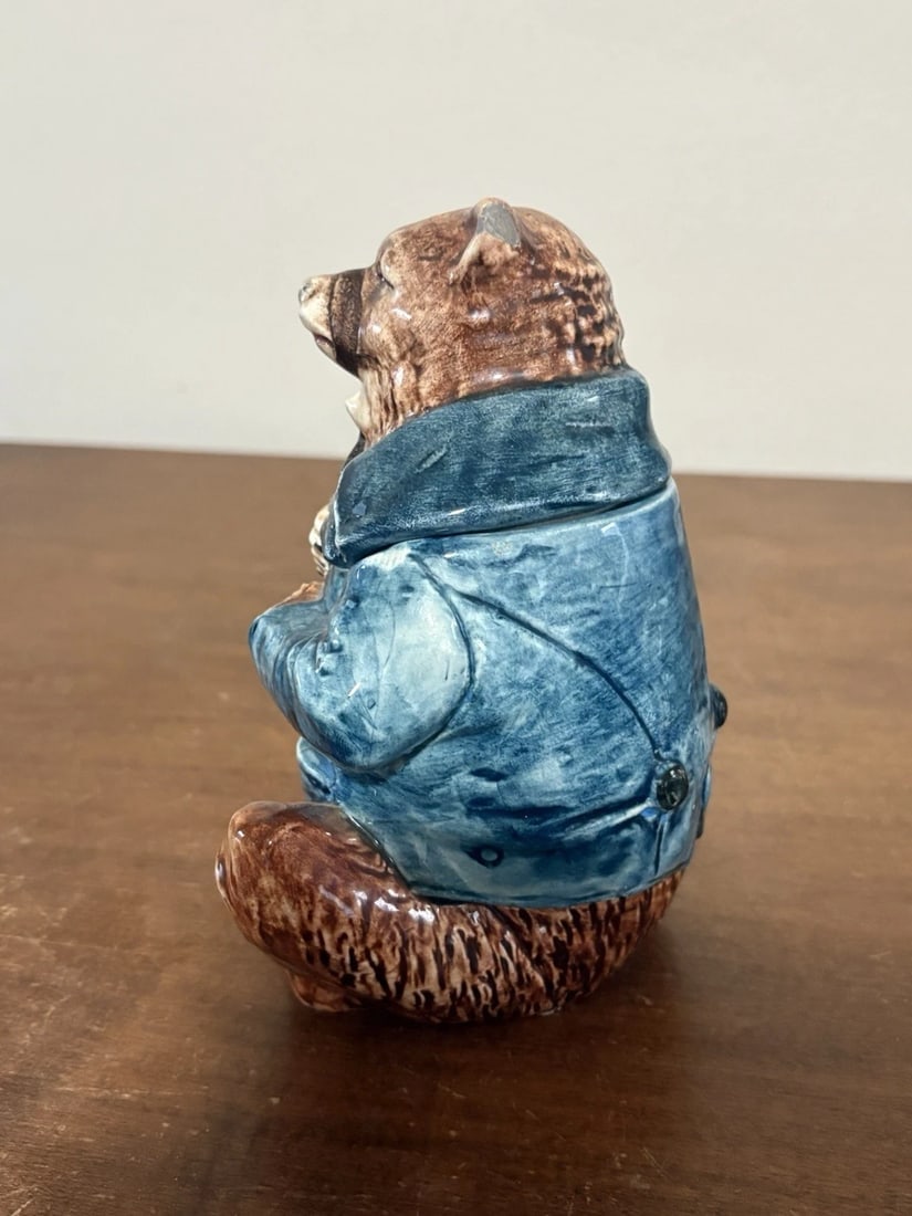 Majolica Bear Humidor - 4