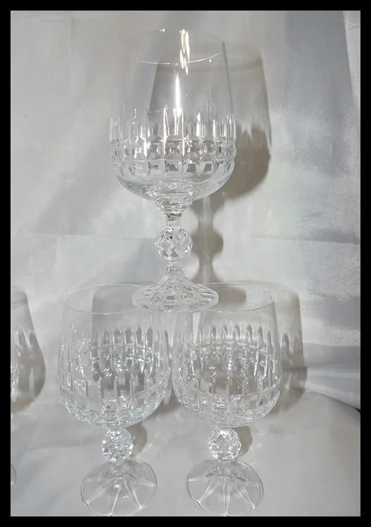 Belfast Pattern by Bohemia Crystal-Crystalex Wine Glasses - 4