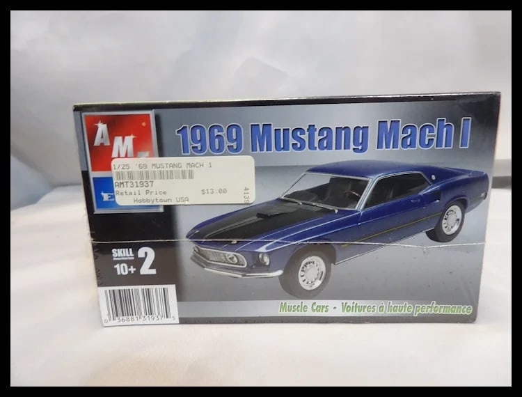 1969 Ford Mustang Mach I Fastback Original Unopened Package - 6