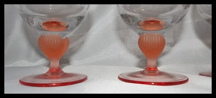 Mikasa Sea Mist Coral Frosted Stem Iced Tea Glass - 5