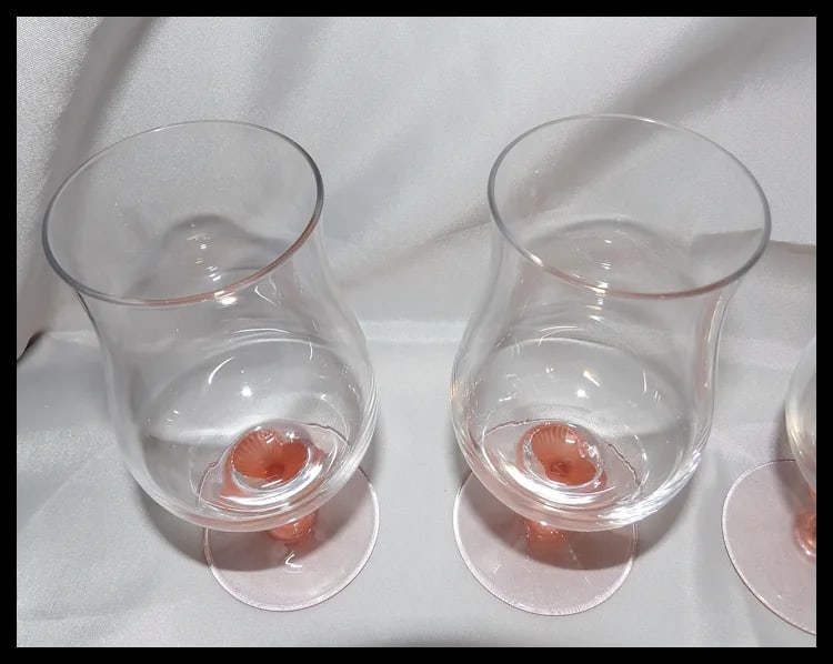 Mikasa Sea Mist Coral Frosted Stem Iced Tea Glass - 8