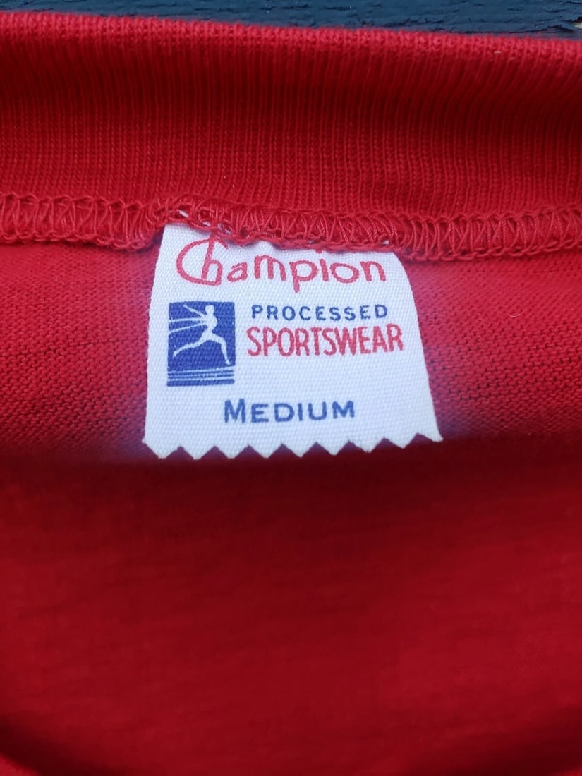 Early Champion UConn shirt long unused 1950 Sweetheart Husky fan MINT - 2