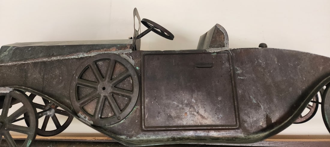 COPPER CAR WEATHERVANE - 2