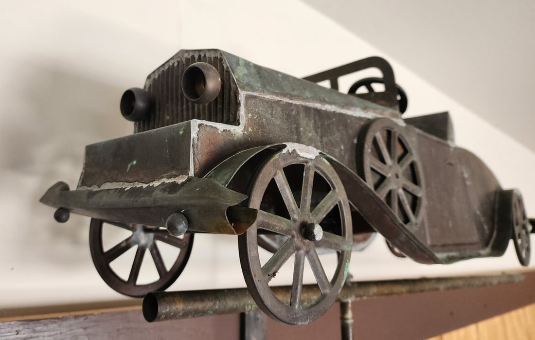 COPPER CAR WEATHERVANE - 5