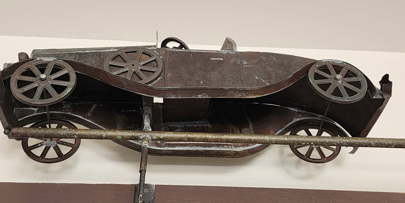 COPPER CAR WEATHERVANE - 7