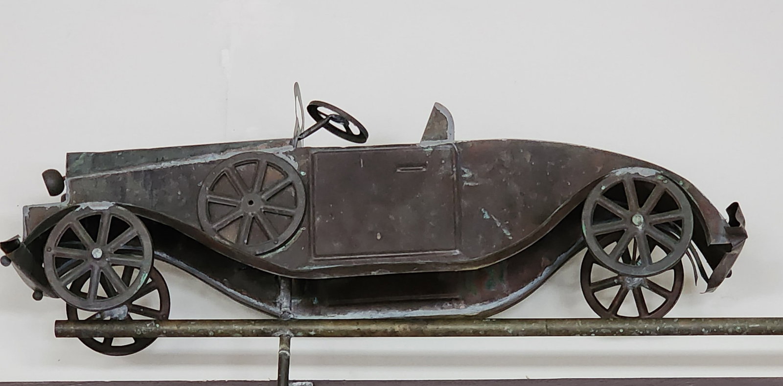 COPPER CAR WEATHERVANE - 8