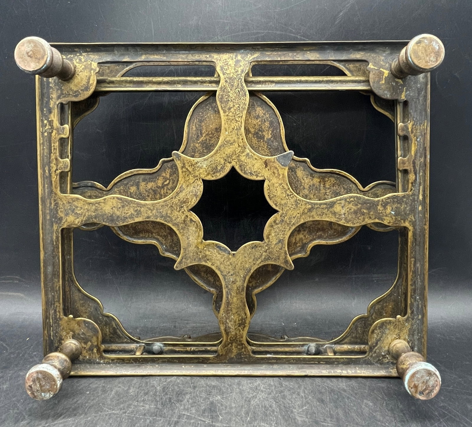 Early 20th Century French Adjustable Bronze Table Book Stand or Music Holder - 8