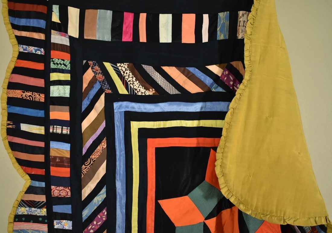 Crown of Thorns Quilt, Piano Key Borders - 10