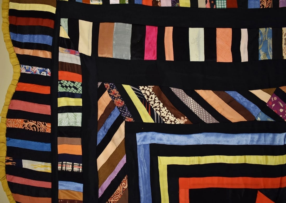 Crown of Thorns Quilt, Piano Key Borders - 3