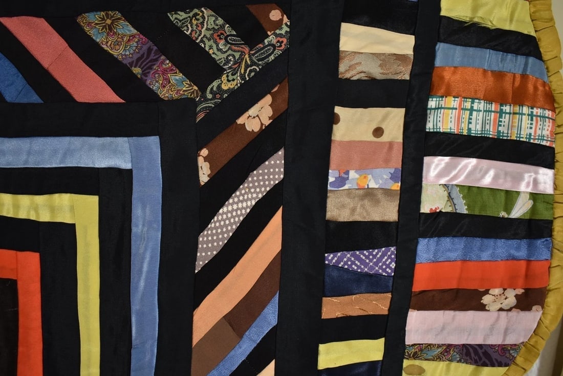 Crown of Thorns Quilt, Piano Key Borders - 4