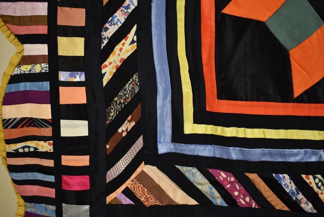 Crown of Thorns Quilt, Piano Key Borders - 9