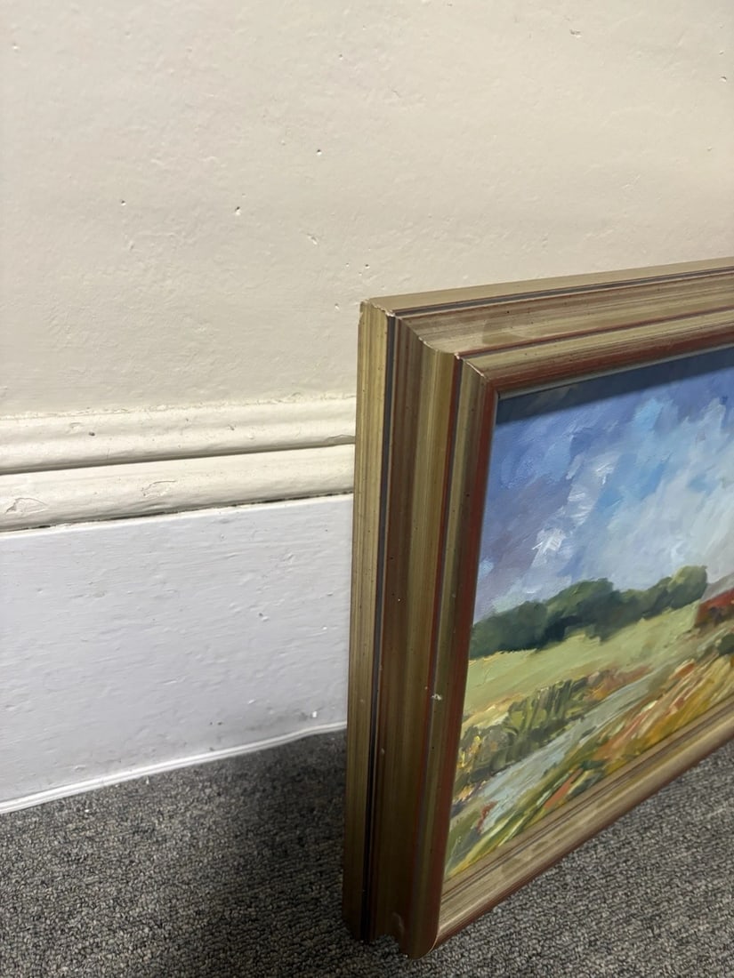 Impressionistic Oil On Canvas Landscape Painting - 4