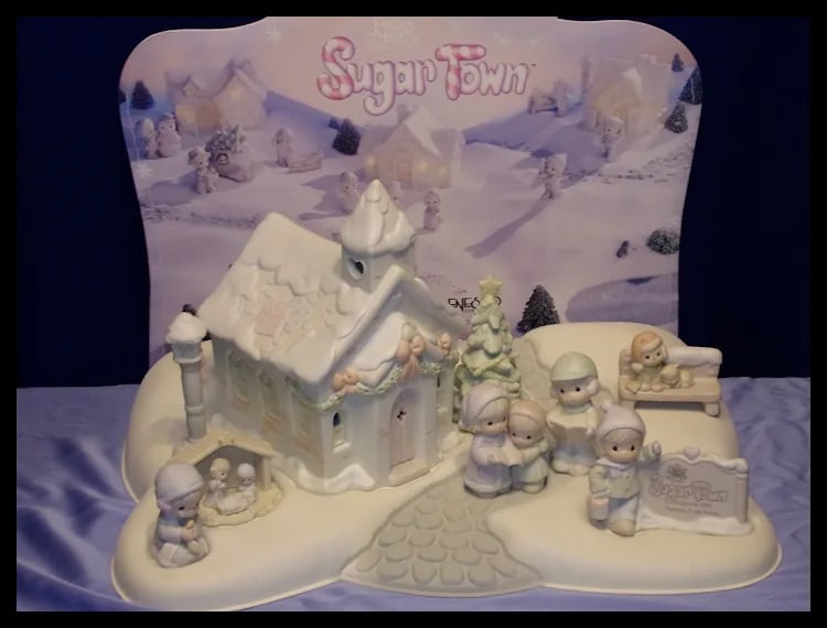 Precious Moments Sugar Town - Chapel Night Light - Retired - 52962 - 2