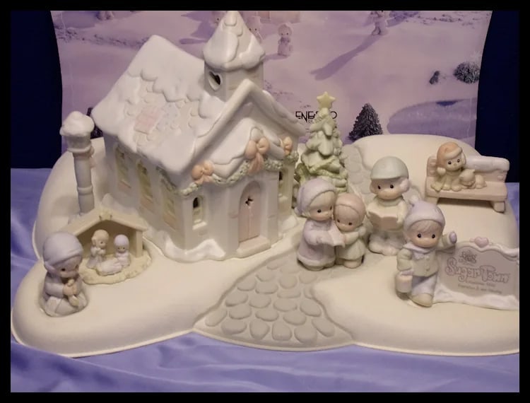Precious Moments Sugar Town - Chapel Night Light - Retired - 52962 - 3
