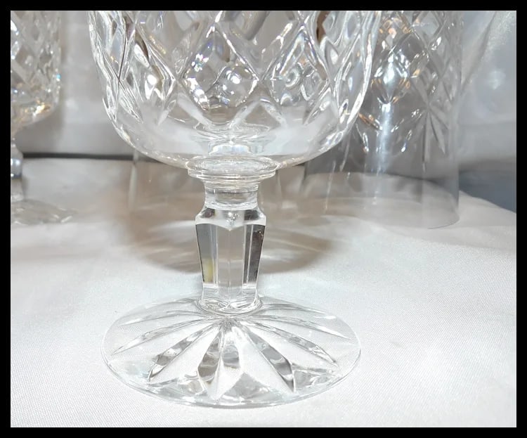 LENOX "Charleston" Iced Tea Glass 6 3/4" Hand Blown Lead Crystal - 8