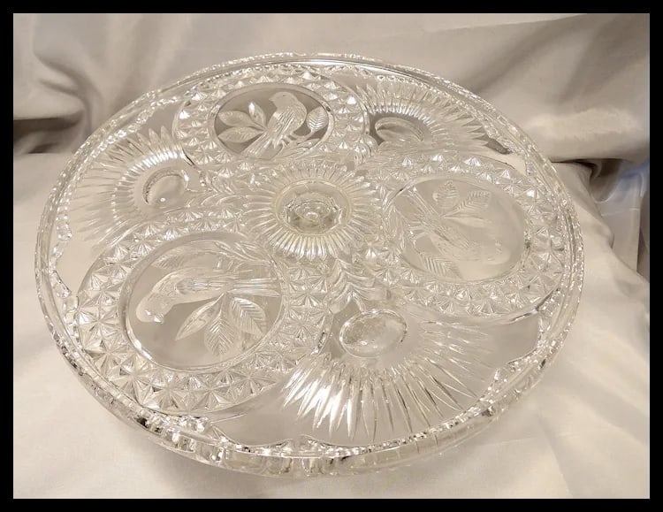 12" Diameter Cake Stand/Pedestal The Byrdes Collection by Hofbauer - 9