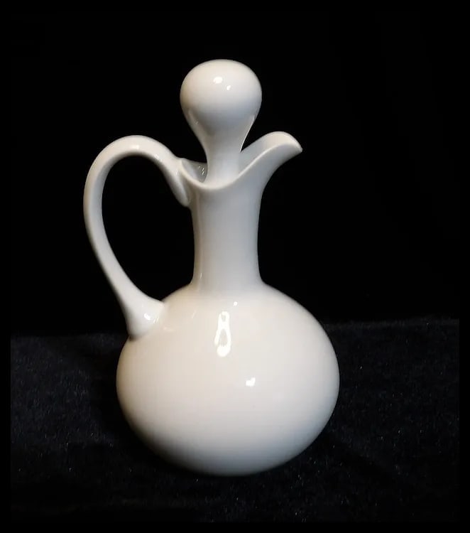 Vintage Porcelaine de Paris Neiman Marcus Limoges France 9 piece Liquor Decanter with King, Queen, - 12