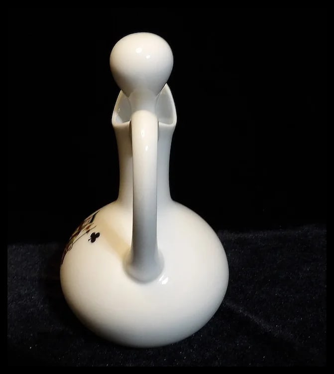 Vintage Porcelaine de Paris Neiman Marcus Limoges France 9 piece Liquor Decanter with King, Queen, - 13