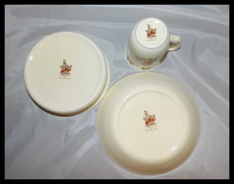 Vintage Royal Daulton Bunnykins Set - 3