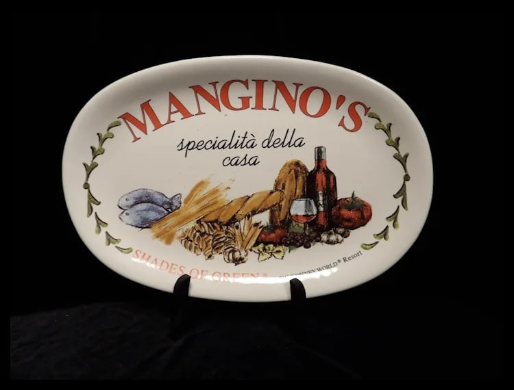 Mangino’s at Shades of Green on Walt Disney World Resort Souvenir Platter - 5