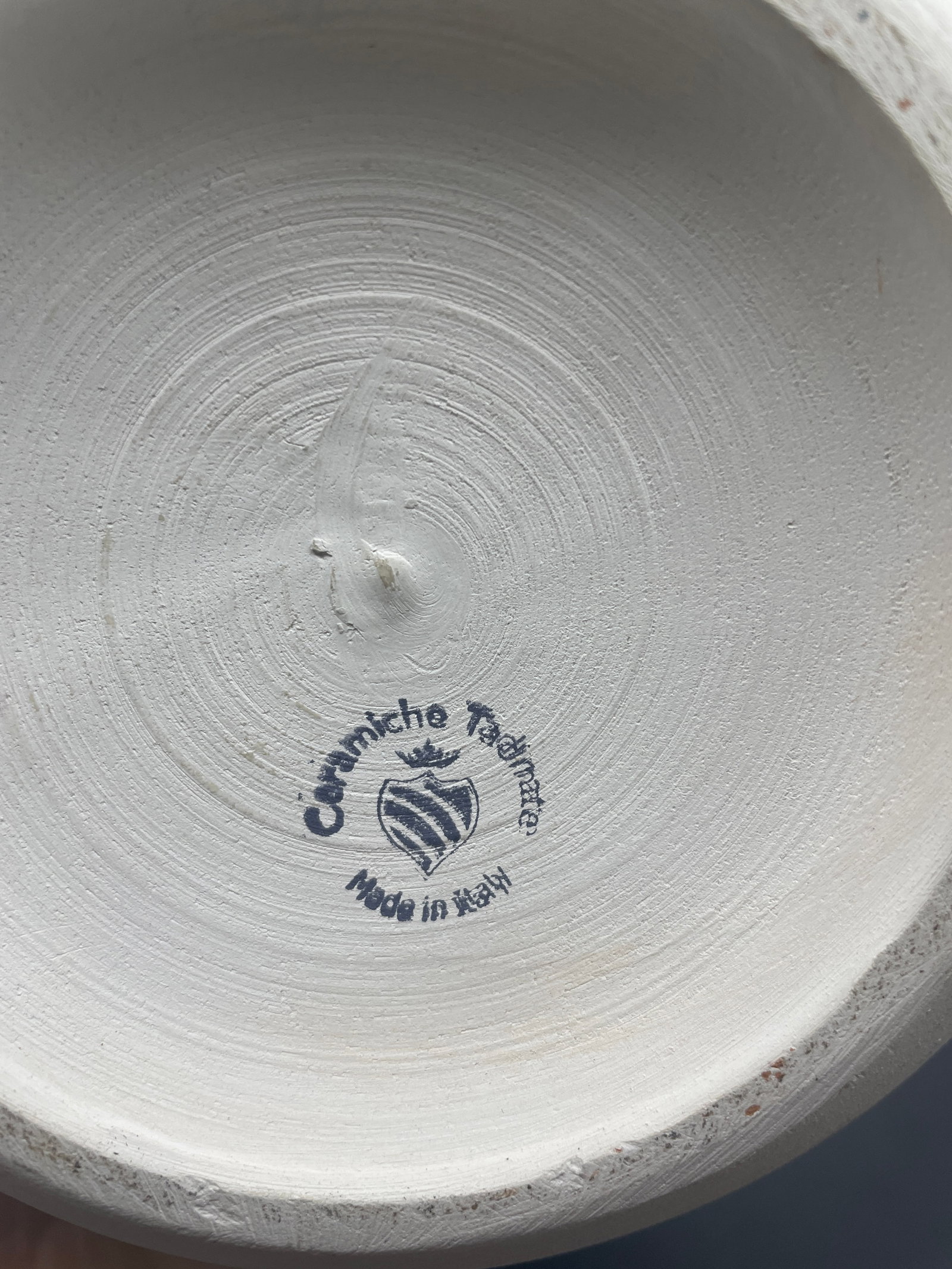 Mid-Century Modern Bitossi Style Ceramiche Tadinate Vase Italy 15" - 8