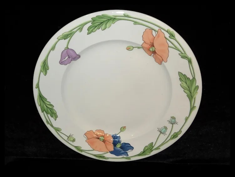 12" Chop Plate (Round Platter) Amapola Pattern by Villeroy & Boch - 2