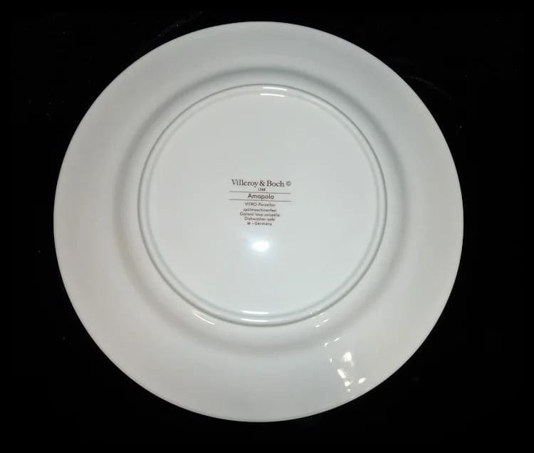 12" Chop Plate (Round Platter) Amapola Pattern by Villeroy & Boch - 5