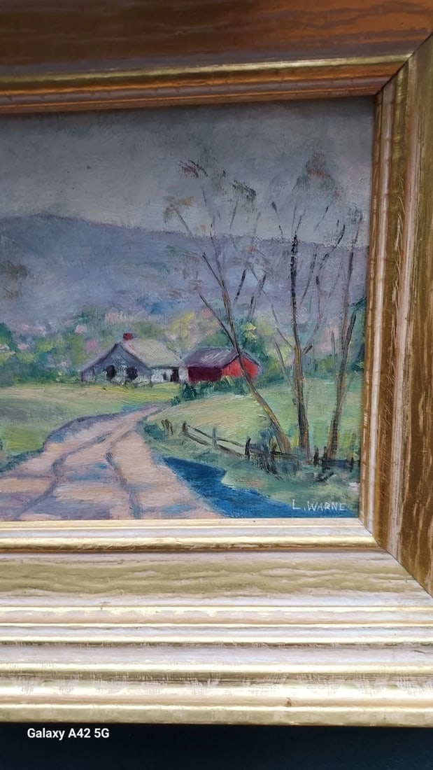 oil painting Winter Scene LaMont Adelbert Warner - 2