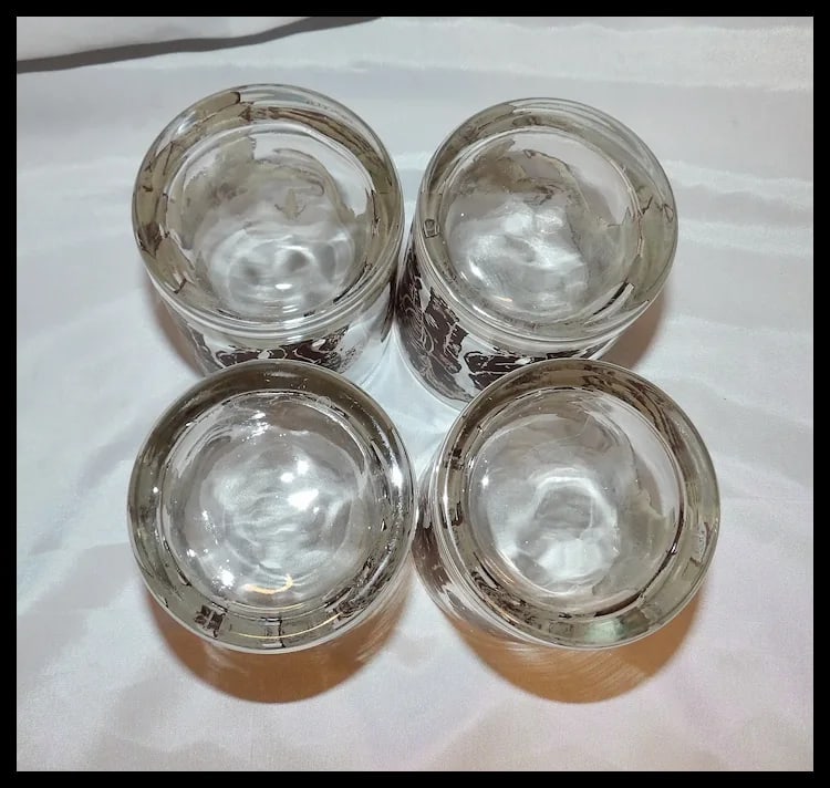 Vintage Tastesetter ELEPHANTS Safari Double Old Fashioned Cocktail Glasses - 7