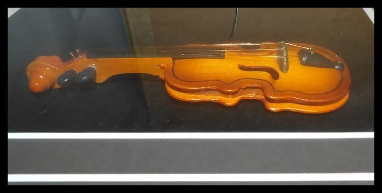 Framed 3D Miniature Musical Instruments - 6