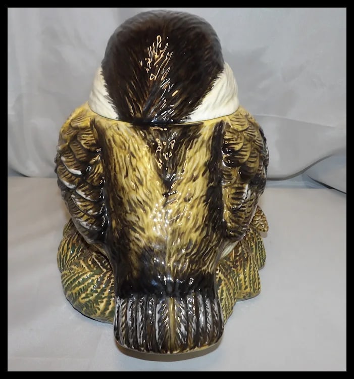 Fat Chickadee Cookie Jar Big Sky Carvers - 6