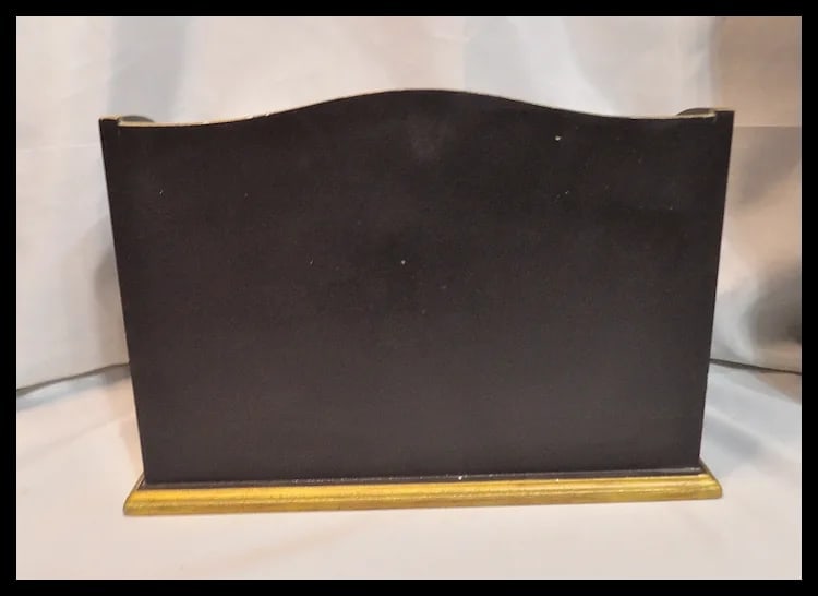 Vintage Ornate Desk Organizer with Drawer - 5