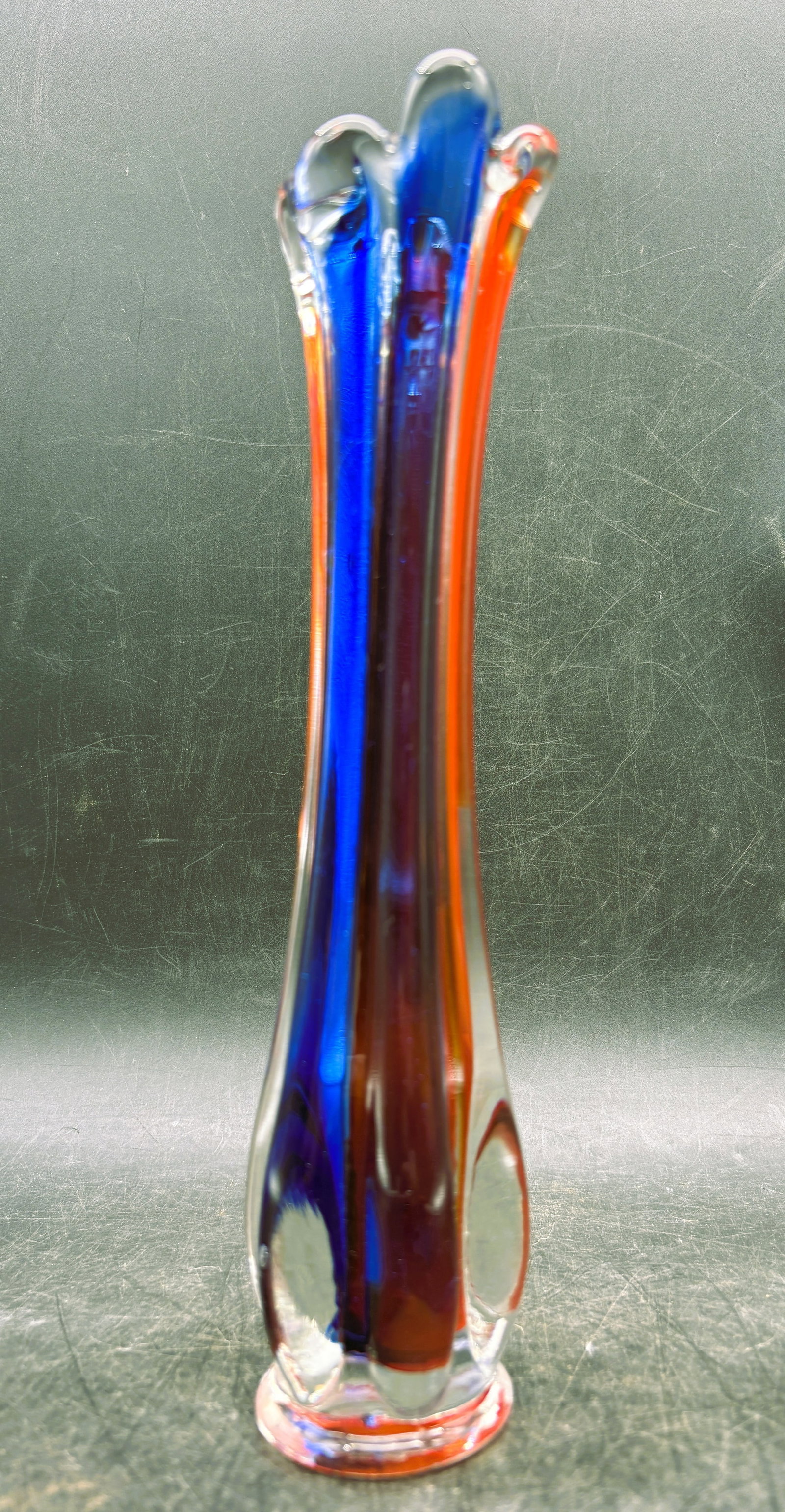 Vintage Murano Swung Glass Vase - 5