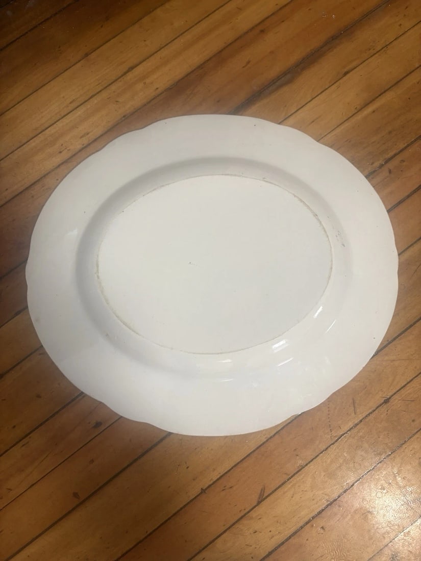 Rare Staffordshire Platter W/ Stainer Insert - 3