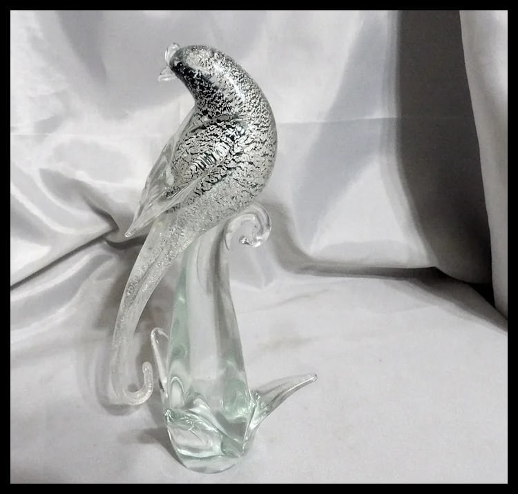 Murano Formia Fischer’s Whydah Glass Sculpture from Exotic Birds of the World - 4