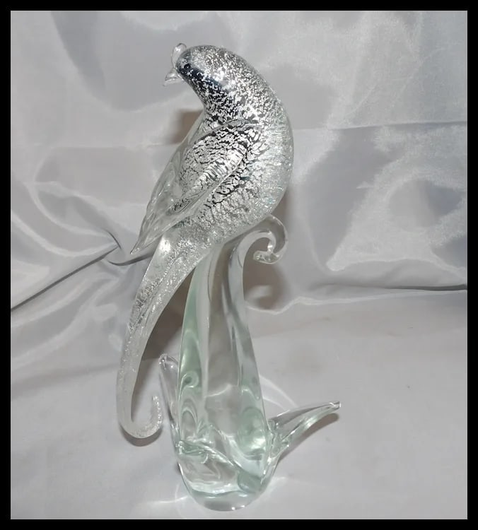 Murano Formia Fischer’s Whydah Glass Sculpture from Exotic Birds of the World - 8