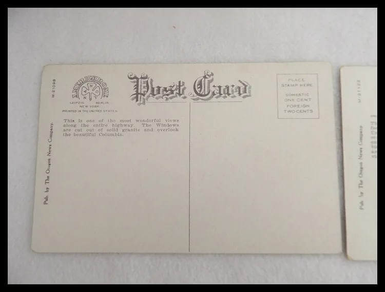 Americhrome Early 1900’s One Cent Unposted Post Cards - 7