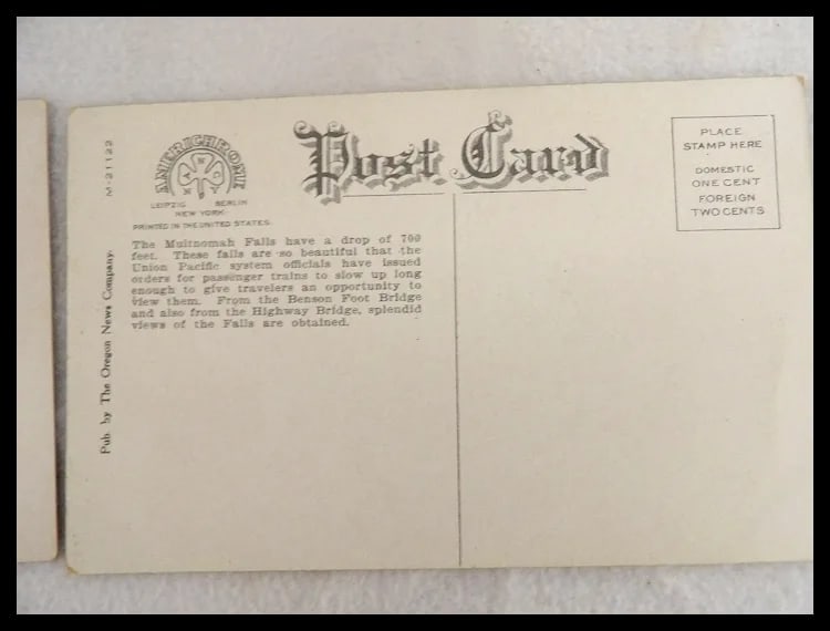 Americhrome Early 1900’s One Cent Unposted Post Cards - 8