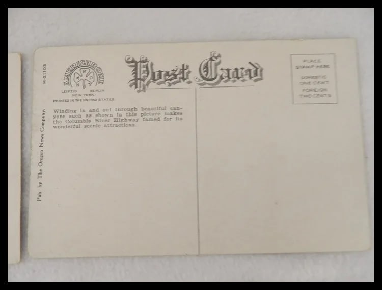 Americhrome Early 1900’s One Cent Unposted Post Cards - 9