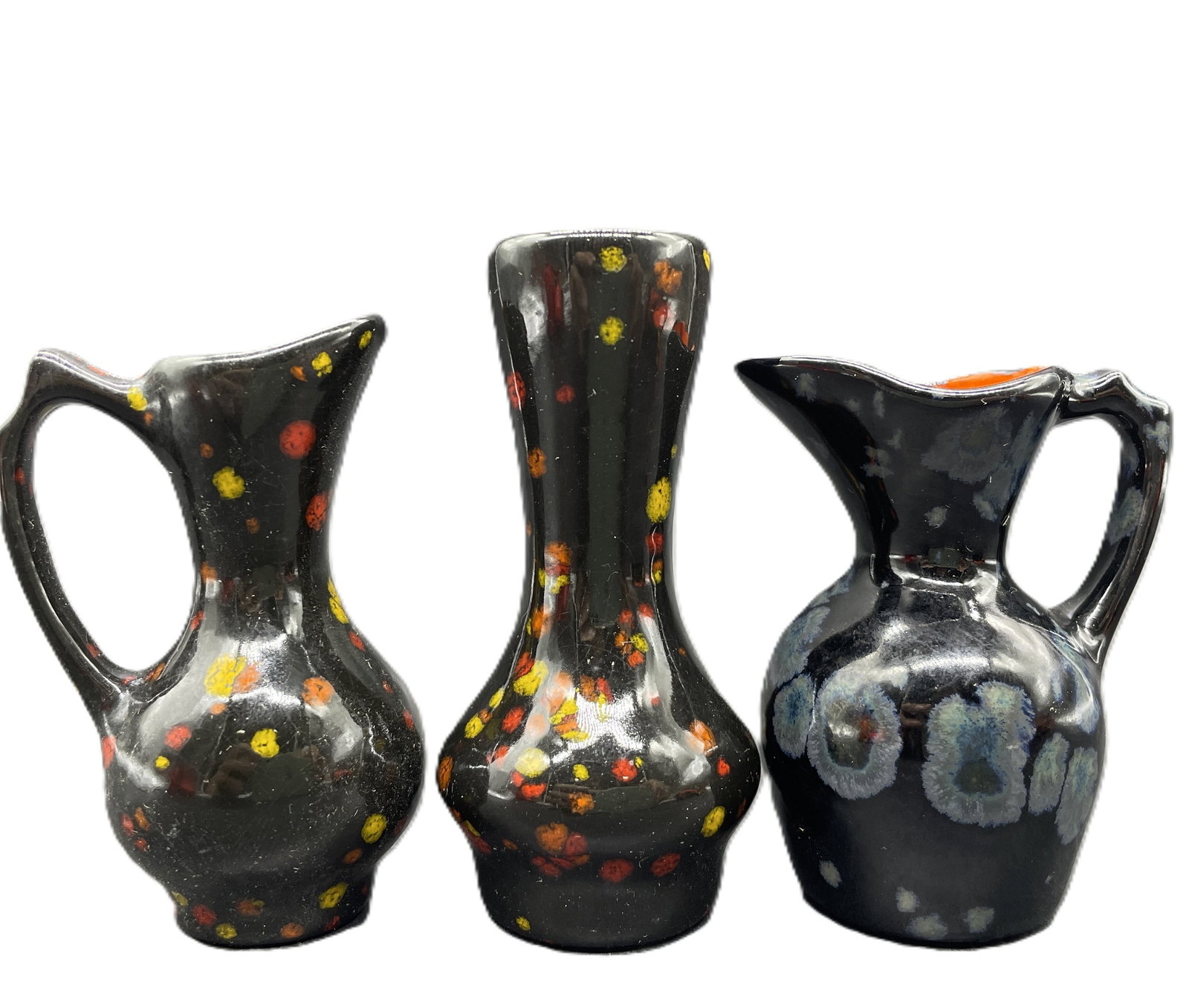 YATES Mid-Century Miniature Art Pottery 3pcs - 2