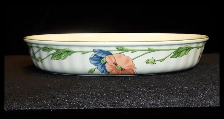 13" Oval Baker Amapola Pattern by Villeroy & Boch - 2